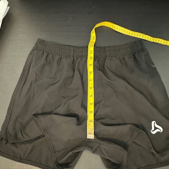 NWT Silkworld Black Elastic Waist Lined Zip Pockets Swim Trunks Size Small - Picture 9 of 11